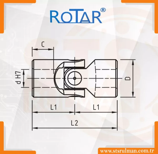 Rotar Raul 05 G ROTAR Hassas Mafsal – STS Rulman