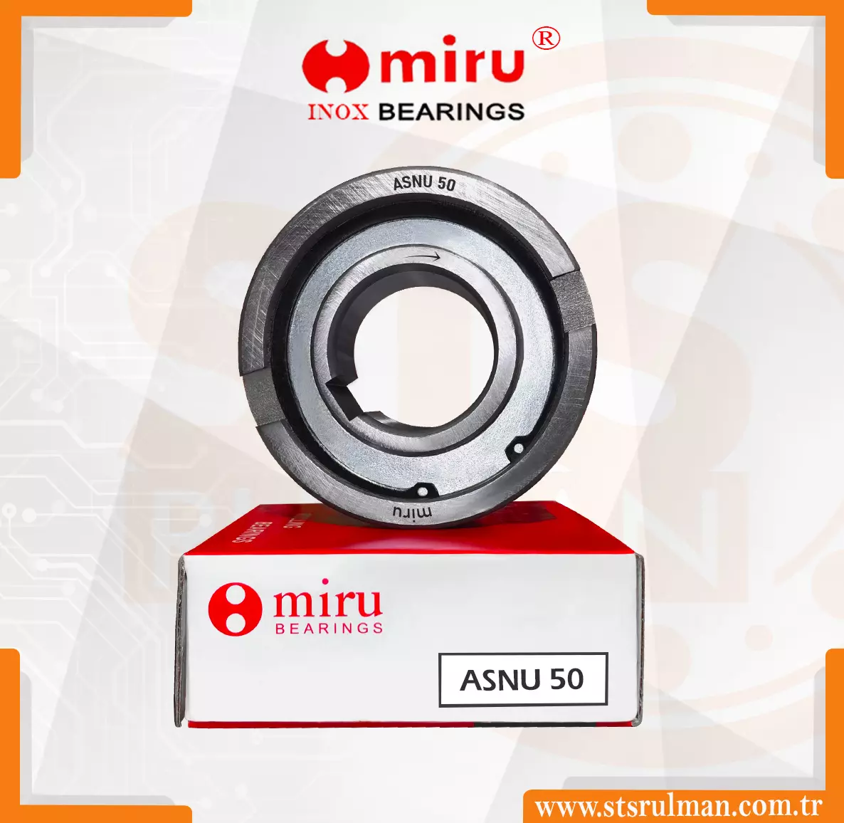 ASNU 50 MİRU RULMAN_MASURALI TEK YÖN RULMAN-STS-BEARİNG_00
