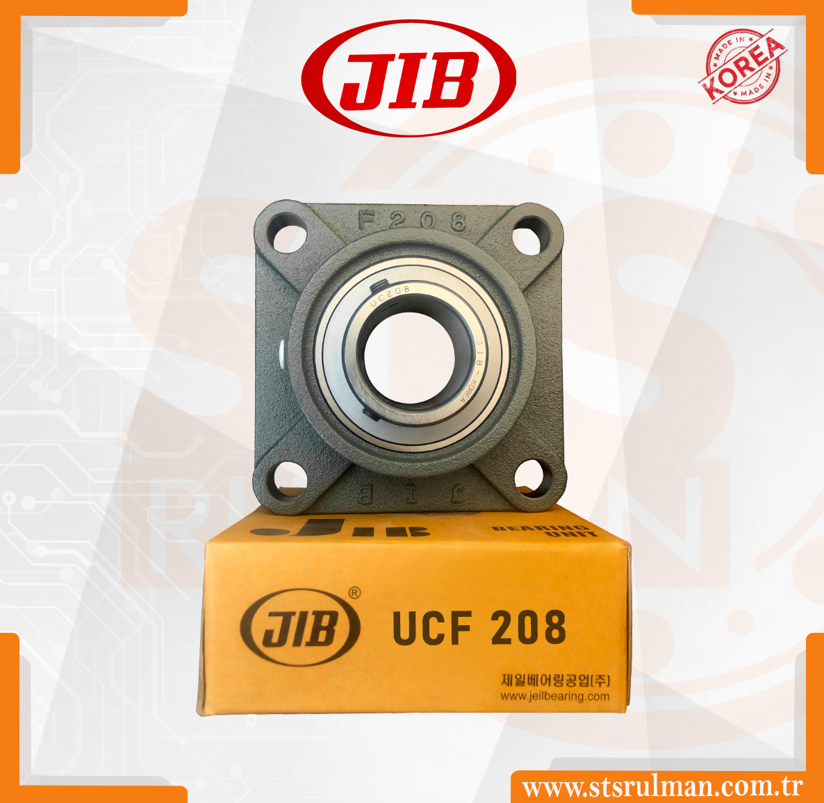 UCF 208 JİB Yataklı Rulman – STS Rulman