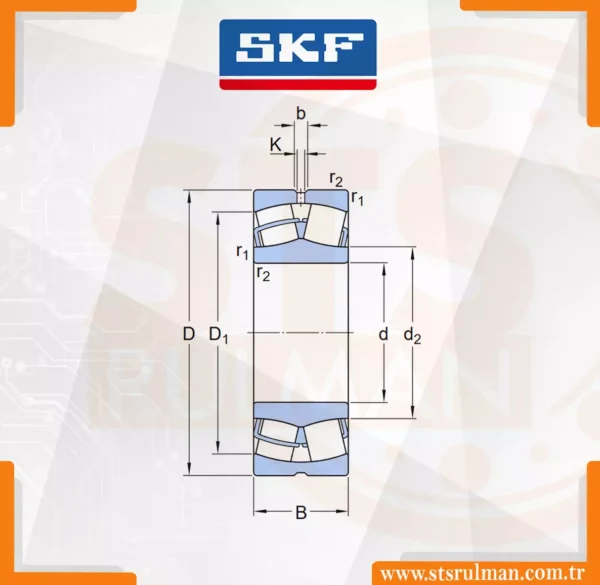 22264 CC/W33 SKF Rulman – STS Rulman