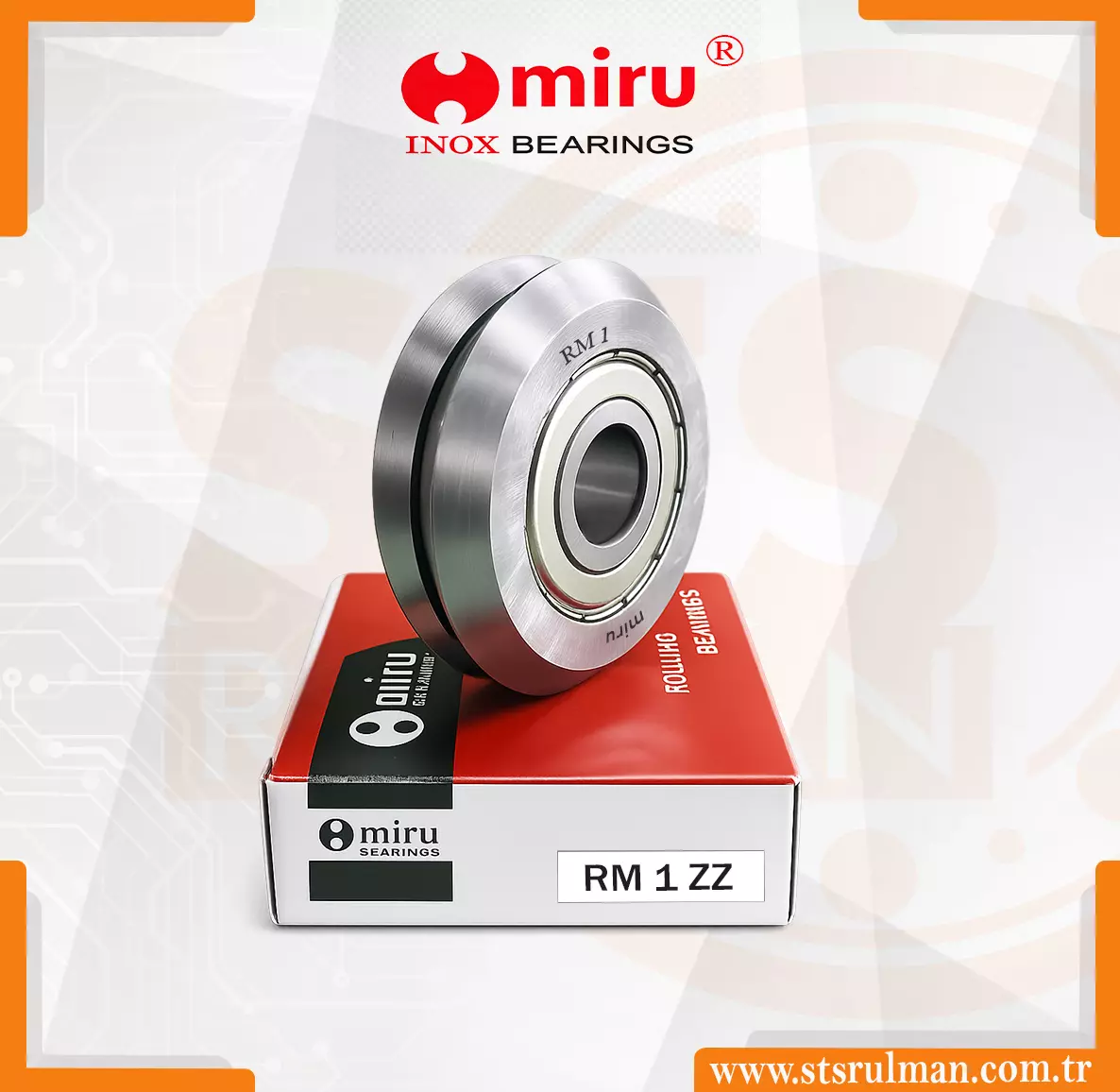 RM 1 MİRU KANALLI RULMAN