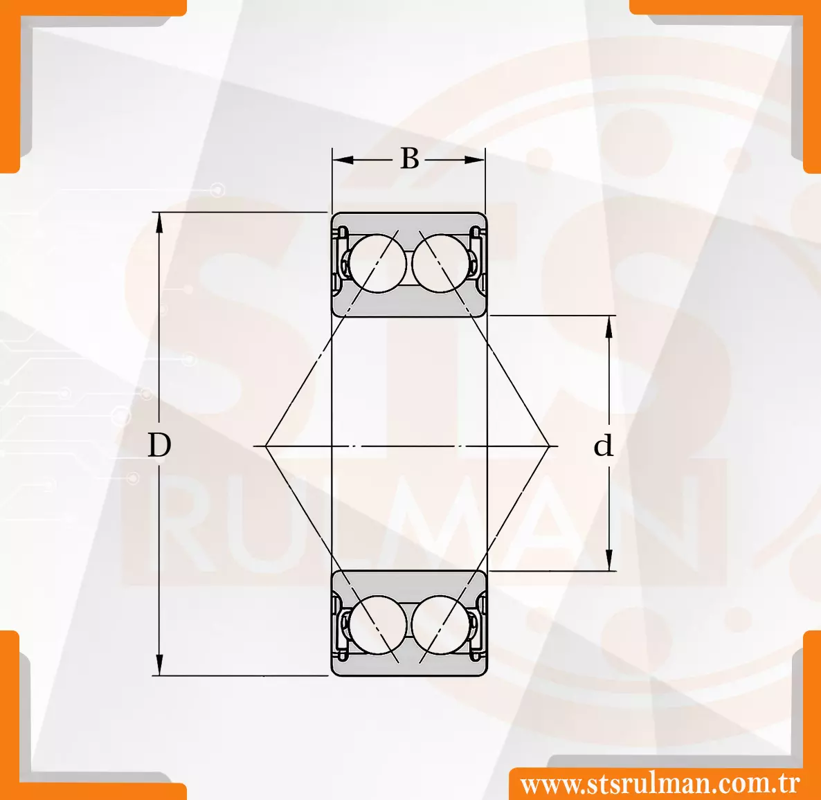 3904_2RS_BEARİNGS-teknik-resim