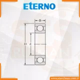 Stainless Steel Bearing SS-6201-2RS